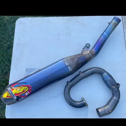 Full Titanium FMF 4.1 Exhaust 