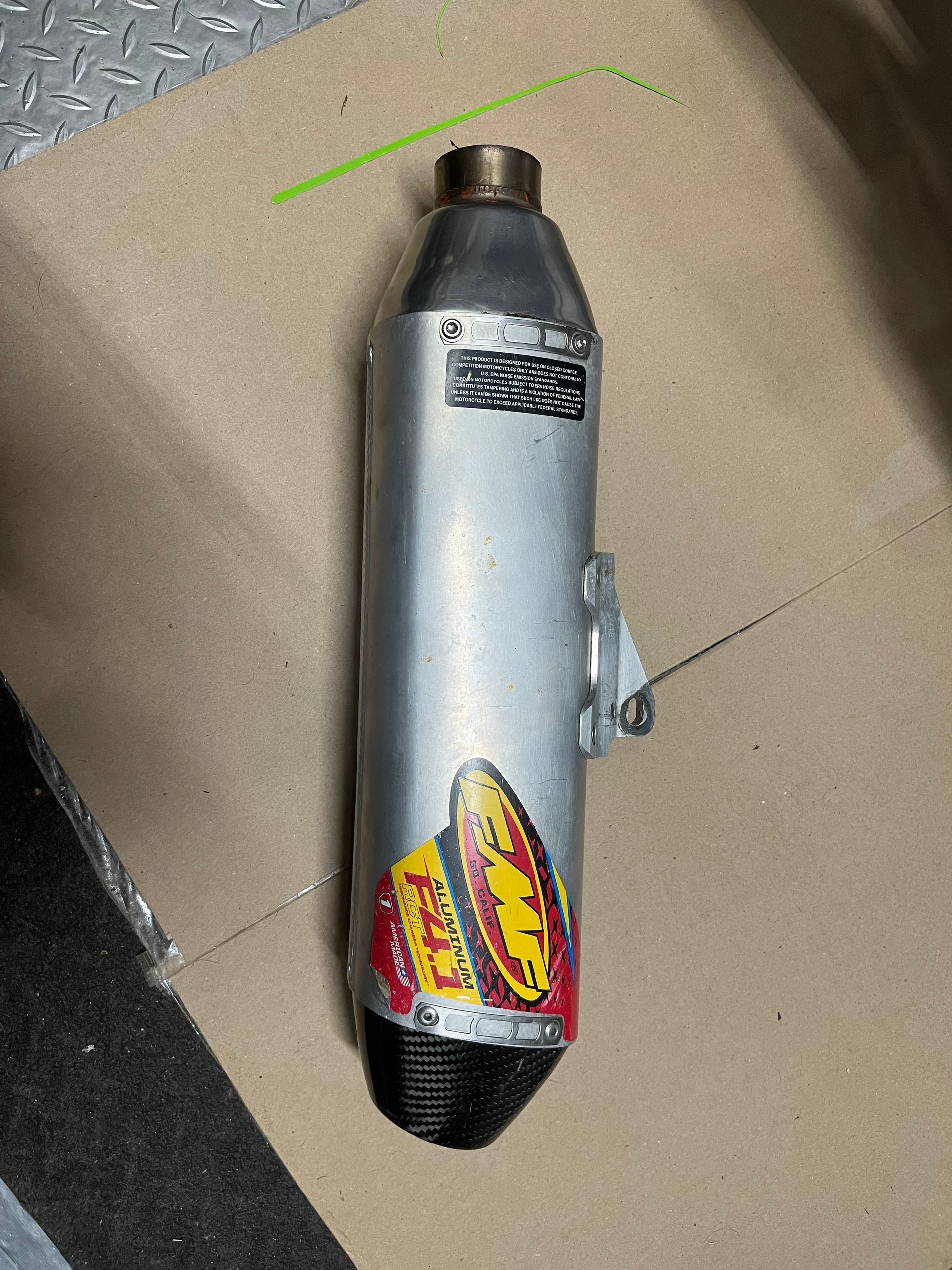 2020-2023 Kx450 FMF Muffler With Carbon Tip 