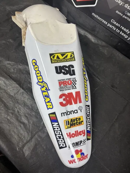 2006-2008KX250F Plastics Kit w/ Wonder Bread Graphics & Seat – Talladega Nights