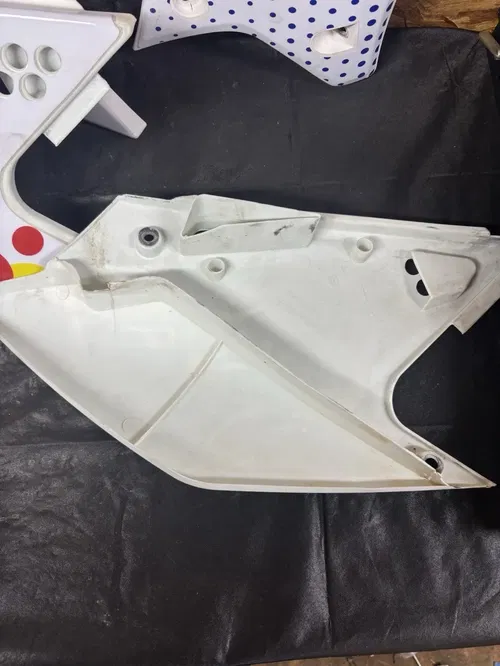 2006-2008KX250F Plastics Kit w/ Wonder Bread Graphics & Seat – Talladega Nights