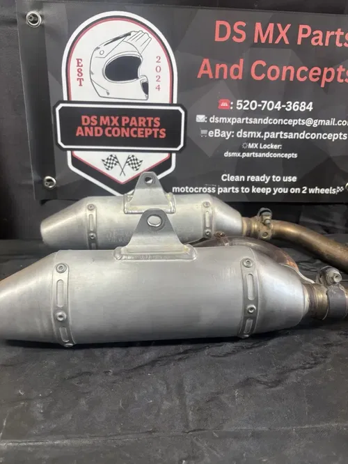 2006 Honda CRF250R OEM Full Exhaust System – Header & Muffler – Complete
