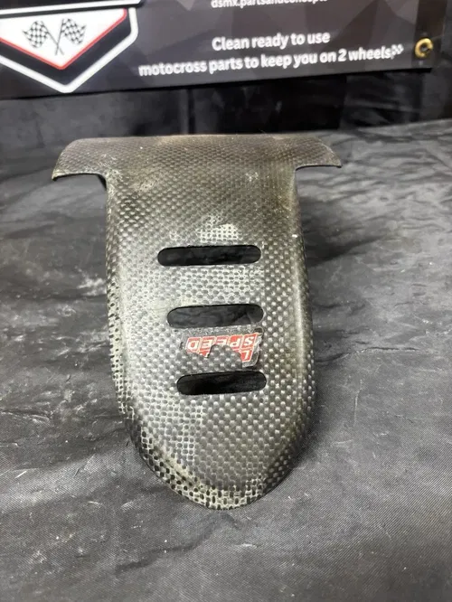 LightSpeed Carbon Fiber Skid Plate Yamaha YZ450F 2010-2013 Used See Photos