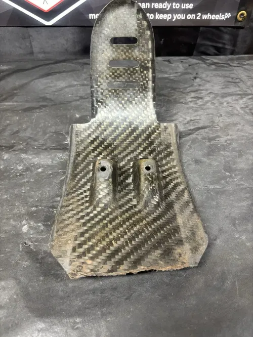 LightSpeed Carbon Fiber Skid Plate Yamaha YZ450F 2010-2013 Used See Photos