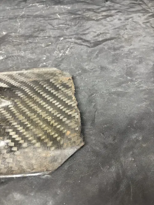 LightSpeed Carbon Fiber Skid Plate Yamaha YZ450F 2010-2013 Used See Photos