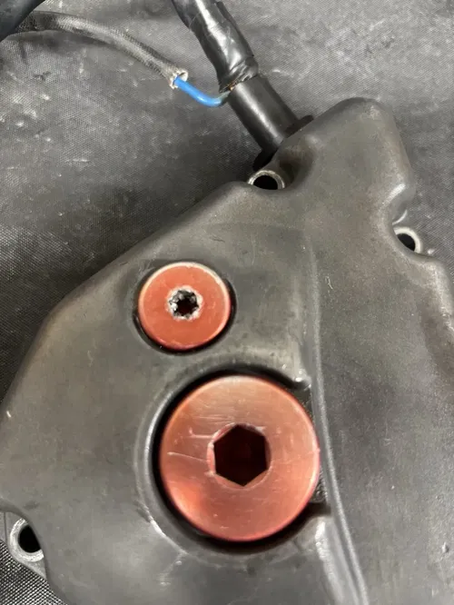 2007 04-08 KAWASAKI KX250F OEM LEFT STATOR GENERATOR MAGNETO COVER 14031-0077
