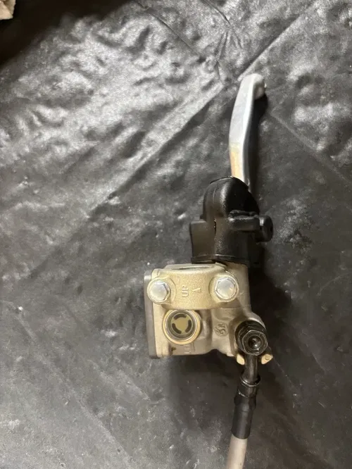 04-08 CRF250R FRONT REAR BRAKE CALIPER PADS SIDE OEM STOCK MASTER