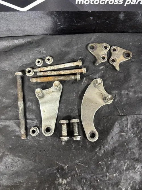 2011–2016 Kawasaki KX250F OEM Engine Motor Mount Stay Brackets Set