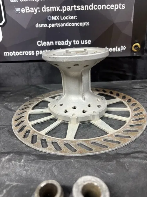 1991 Yamaha YZ125 Front & Rear Wheel Hubs w/ Spacers OEM