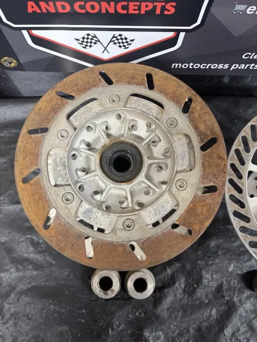 1991 Yamaha YZ125 Front & Rear Wheel Hubs w/ Spacers OEM