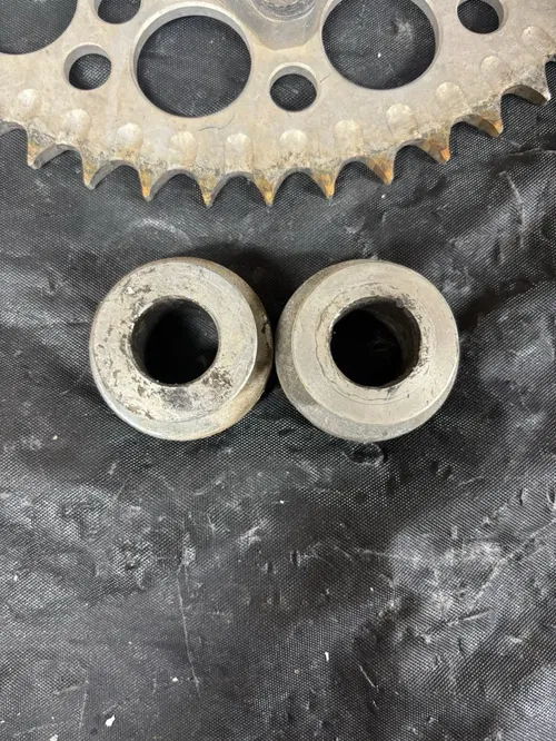1991 Yamaha YZ125 Front & Rear Wheel Hubs w/ Spacers OEM