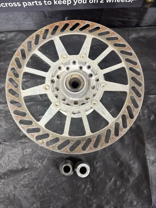 1991 Yamaha YZ125 Front & Rear Wheel Hubs w/ Spacers OEM