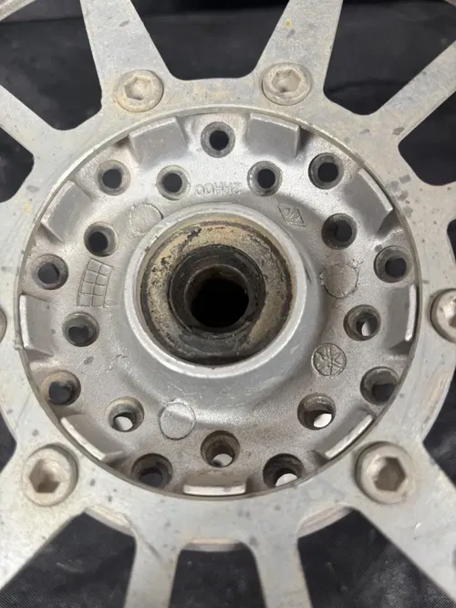 1991 Yamaha YZ125 Front & Rear Wheel Hubs w/ Spacers OEM