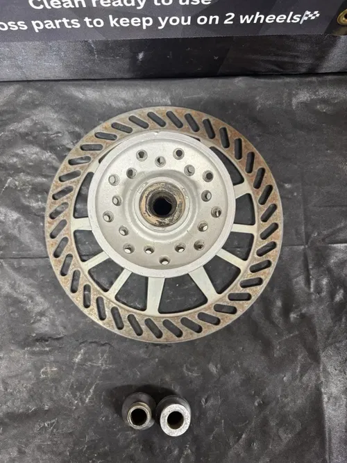 1991 Yamaha YZ125 Front & Rear Wheel Hubs w/ Spacers OEM