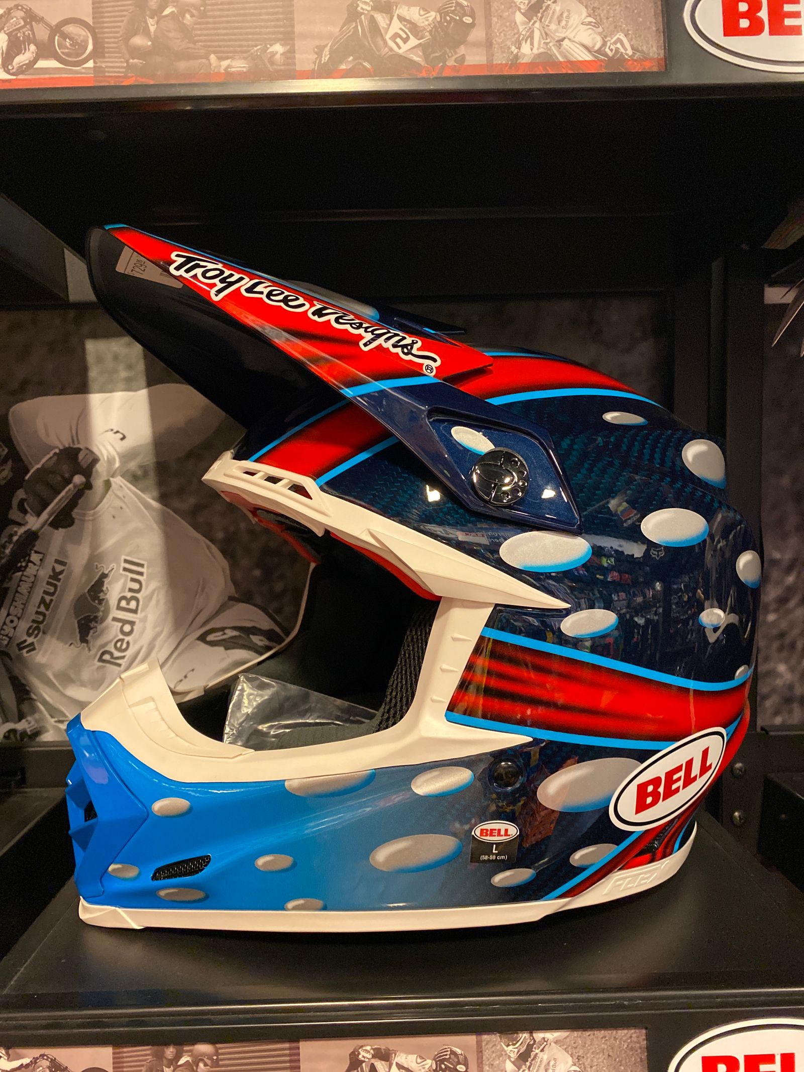 Bell Moto 9 Flex McGrath Replica Gloss Helmets Size L