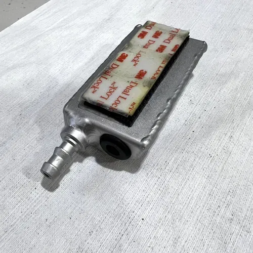 Radiator coolant catch can/reservoir 