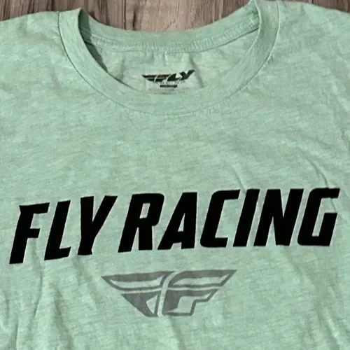 Fly Racing Tee Teal Green