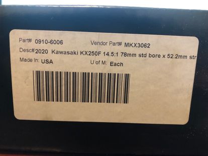 Moose Racing Piston Kit *OPEN BOX*