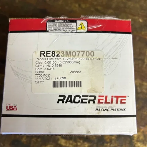 Wiseco Racer Elite 4-Stroke Piston Kit -14.5:1 Compression. Yamaha250f 2019-2023