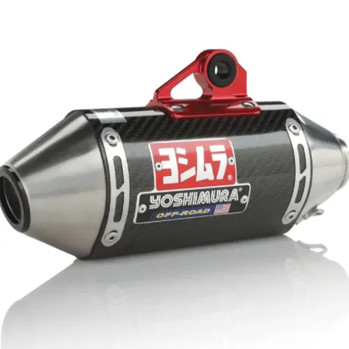 Yoshimura Honda CRF50F 04-21  XR50 00-03 RS-2 Stainless Exhaust Carbon Muffler