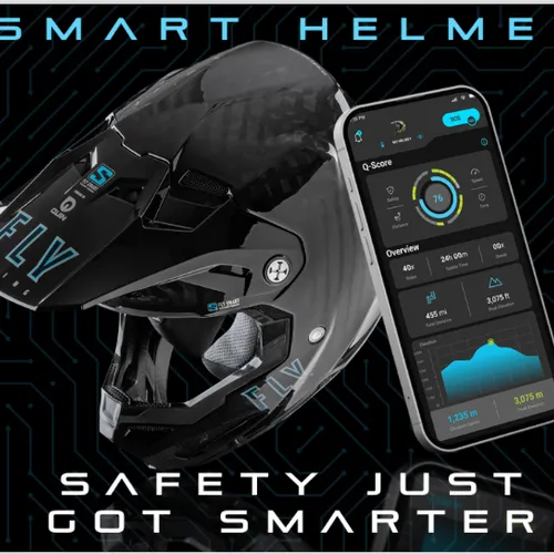 Fly Racing Formula S Smart Helmet With Crash Detection Carbon Large 