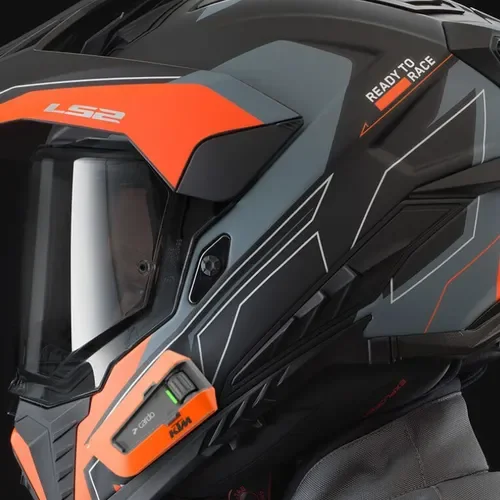 Cardo KTM PackTalk Edge Helmet Headset Intercom Communication - Single Unit