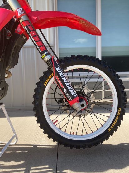 Dirt bike front wheel online
