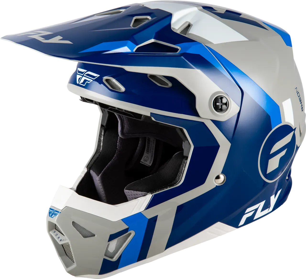 Fly Racing Formula CP Seal Helmet NWT Large Navy/Blue/Grey 