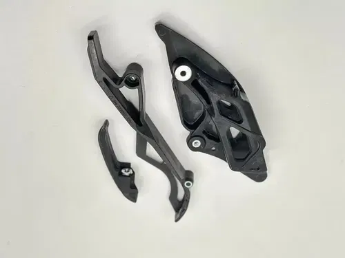New 2024 KTM 125SX Chain Guide Slide Rubber Stock Guard Husqvarna GasGas Black