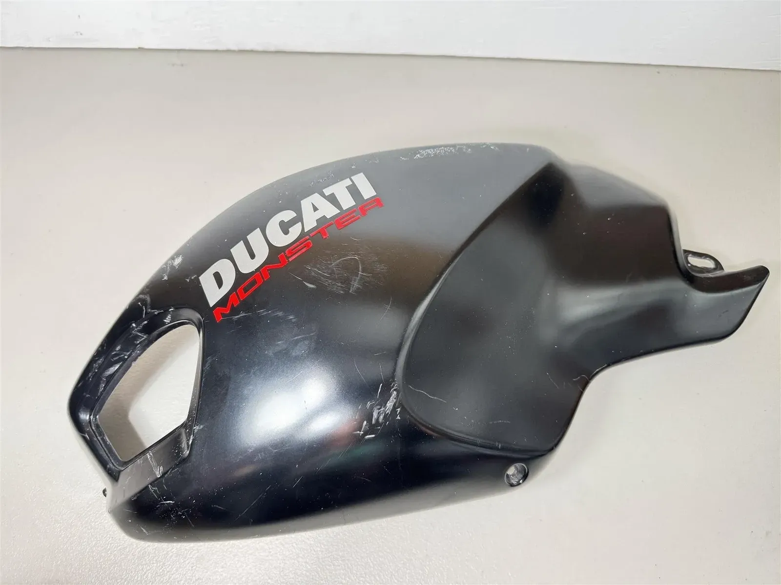 2014 Ducati Monster 796 Left Gas Tank Panel OEM Fuel Cell Trim Cowl Cover