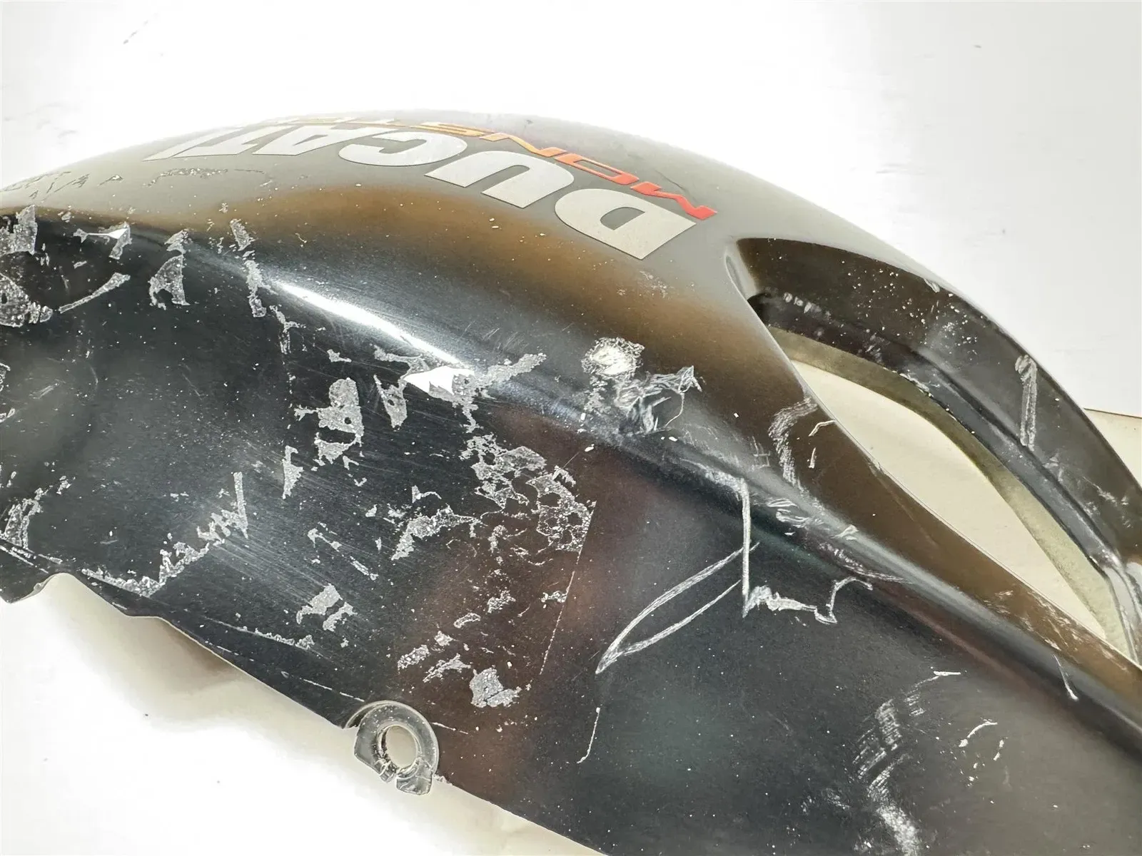 2014 Ducati Monster 796 Left Gas Tank Panel OEM Fuel Cell Trim Cowl Cover