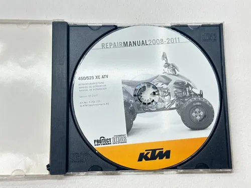 KTM Repair Manual CD 450/525 XC ATV 2008-2011 Original Part Art. No. 3.206.103
