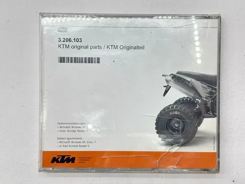 KTM Repair Manual CD 450/525 XC ATV 2008-2011 Original Part Art. No. 3.206.103