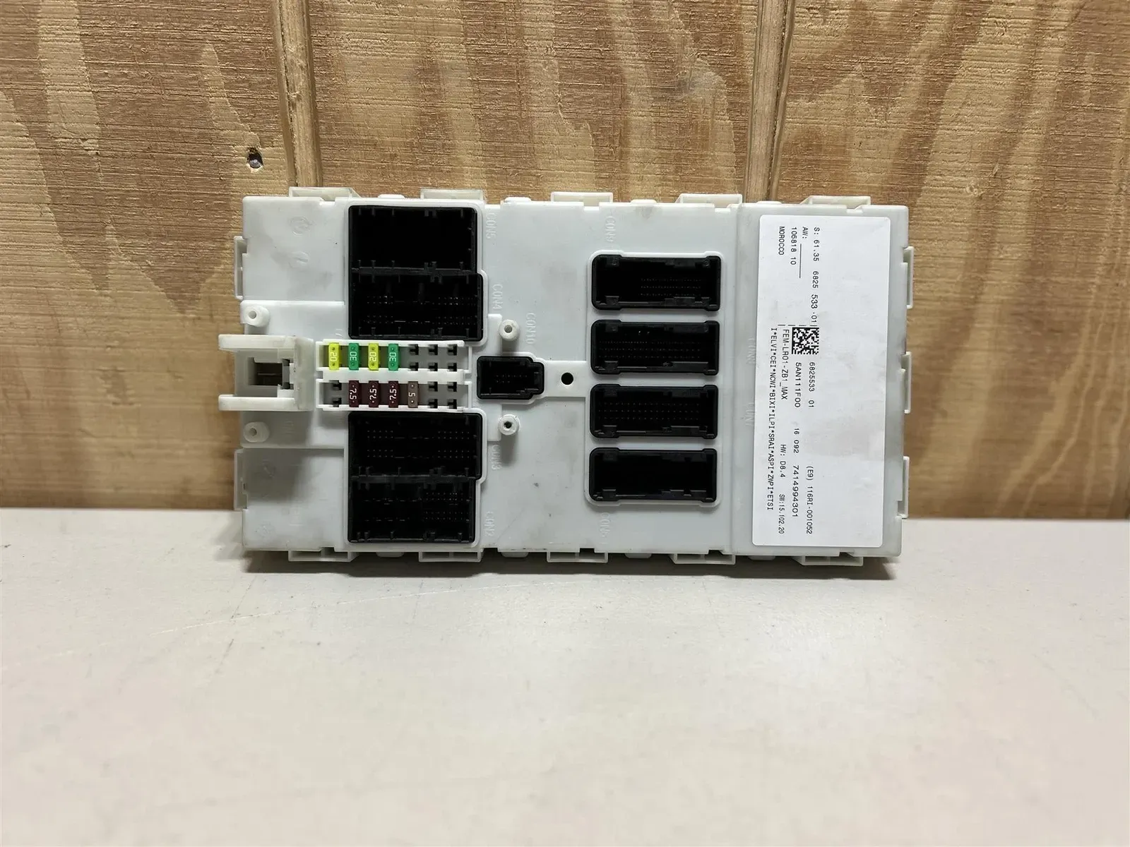 2016 BMW M4 Front Body Control Module OEM 61356825533 2015-2020