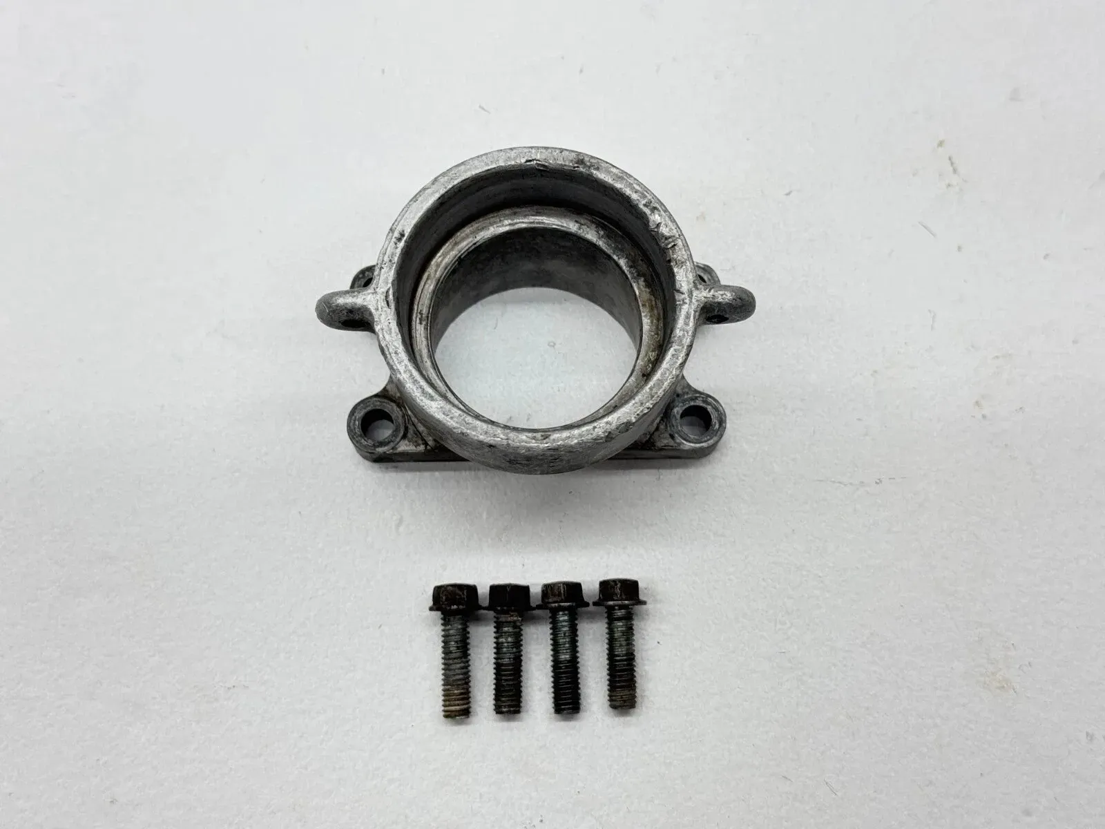 2000 Kawasaki KX125 Exhaust Manifold OEM Flange Joint Pipe Holder Bolts KX 125