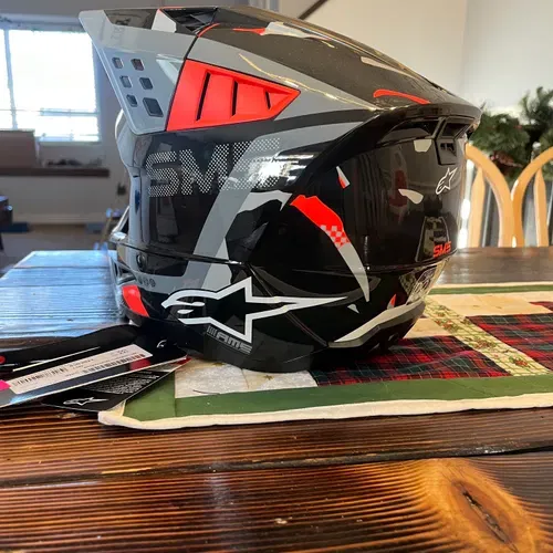 Alpinestars SM5 Anthracite/Flo Red/Camo