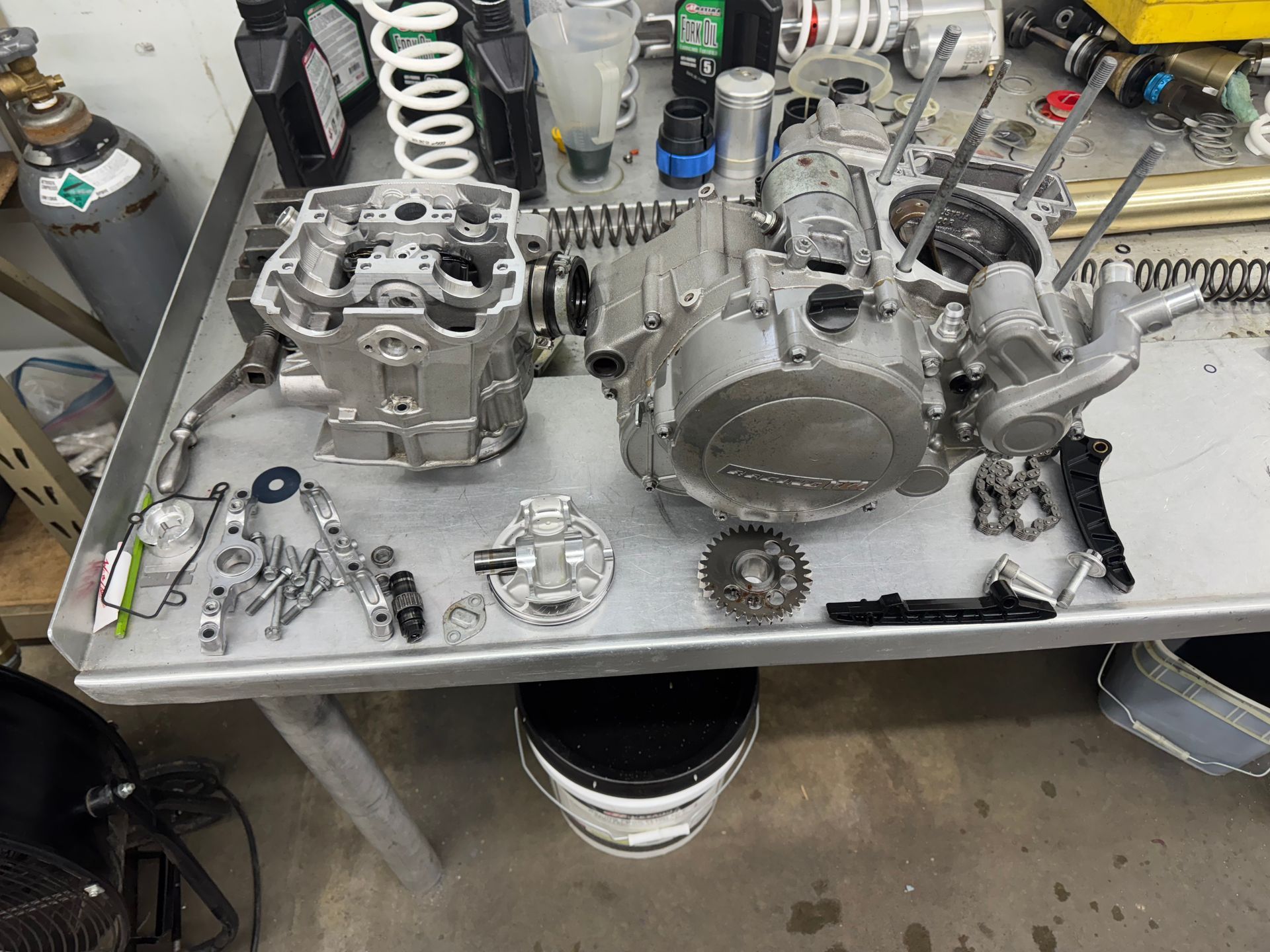 2008 KTM450 SXF Engine 