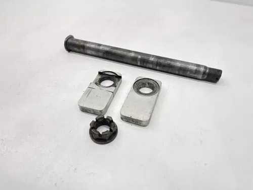 2007 Suzuki GSXR 750 600 Rear Axle Blocks Spacer Nut Pivot Assembly 64711-49G10