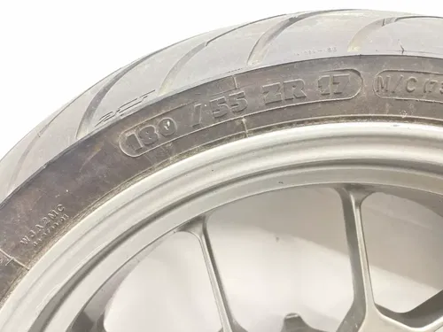 2009 Aprilia Mana 850 Rear Wheel Assembly Rim Hub Spacer Tire OEM Mana850