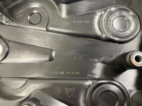 2012 Ducati Diavel Engine Motor Timing Belt Chain Covers OEM Black Guard