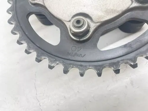 2009 Aprilia Mana 850 Rear Wheel Drive Carrier Sprocket Hub Flange OEM Assembly