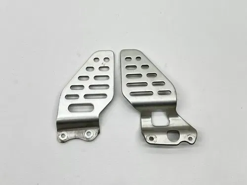 2009 Yamaha YZFR6 Motorcycle Rear set Driver Bracket Heel Guards OEM YZF R6