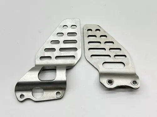 2009 Yamaha YZFR6 Motorcycle Rear set Driver Bracket Heel Guards OEM YZF R6