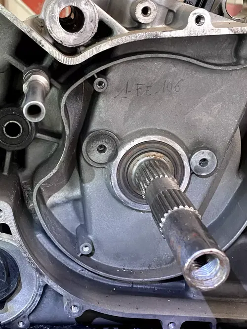 2009 Aprilia Mana850 Engine Bottom End Crankcase Side Motor Block OEM Mana 850