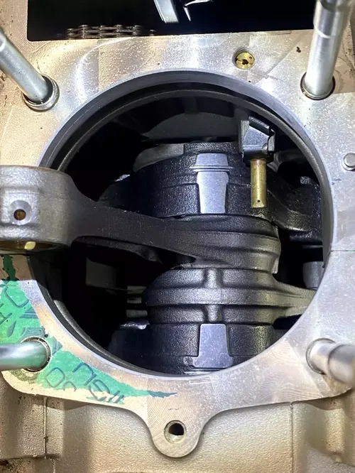 2009 Aprilia Mana850 Engine Bottom End Crankcase Side Motor Block OEM Mana 850