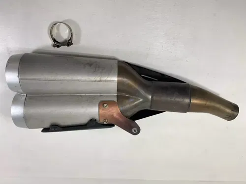 2012 Ducati Diavel Exhaust Silencer Muffler OEM Slip On Clamp Stock 57321111A