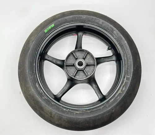 2009 Yamaha YZFR6 Rear Wheel Rim Tire OEM 5SL-25338-00-3X Black YZF R6