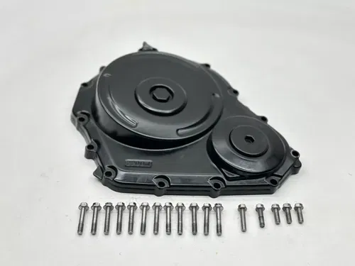 2009 Suzuki GSXR 600 Flywheel Cover Engine Motor Black Bolts Assembly GSXR600
