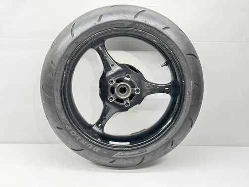 2007 Suzuki GSXR 750 Rear Wheel Rim Black Tire 64111-01H00-019 GSXR750 GSXR600