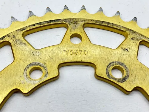 2014 Yamaha R6 Motorcycle Rear Sprocket OEM Steel Golden Stock YZFR6 YZF R6