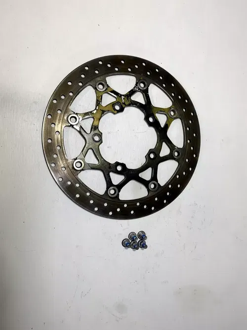 2007 Suzuki GSXR750 Front Brake Rotor 59210-41G21 OEM Disc Steel Bolts GSX R750